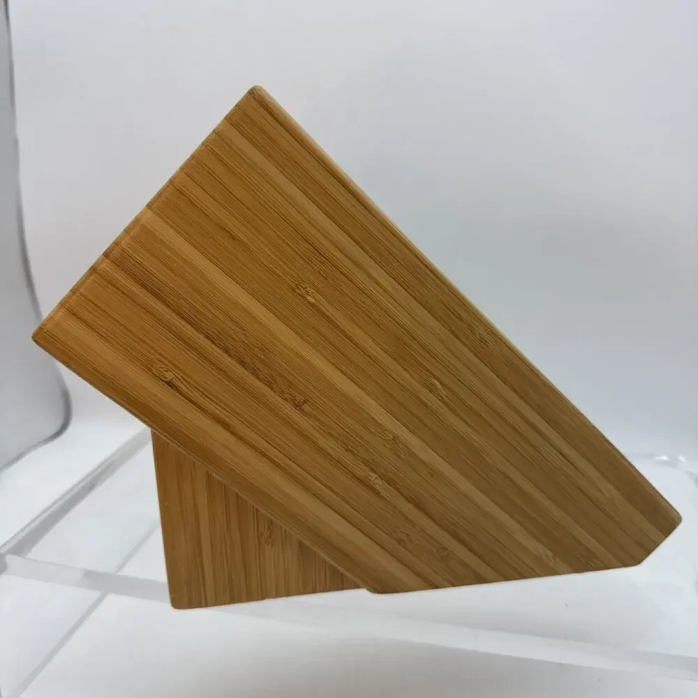 Miyabi 10-Slot Bamboo Knife Block Only - Knives Not Included Excellent Shape